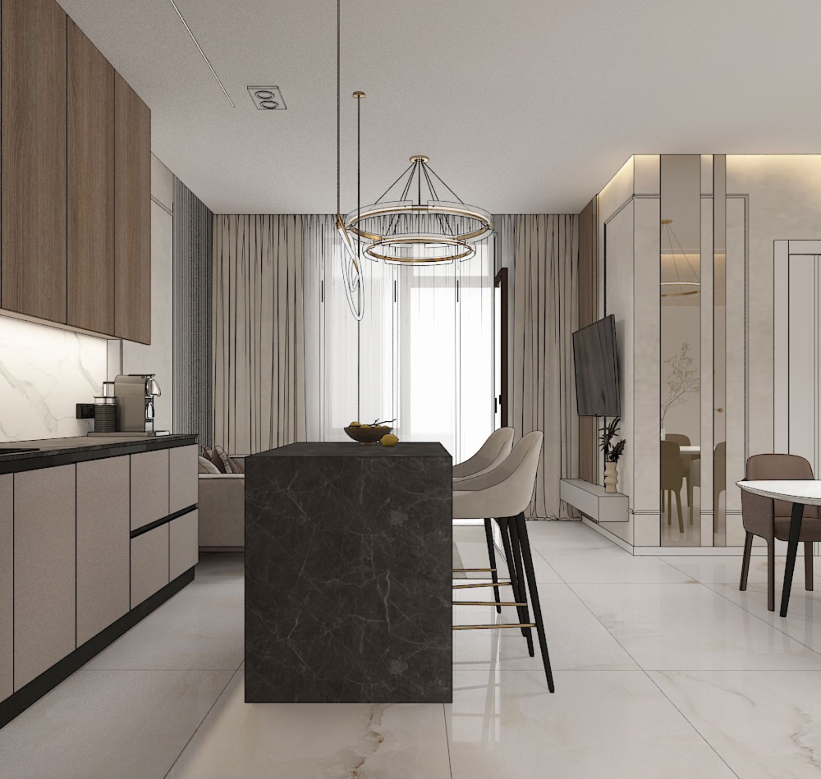  Продам четырёх комнатную квартиру в ЖК "Акрополь" с видом моря ID 53965 (Фото 4)