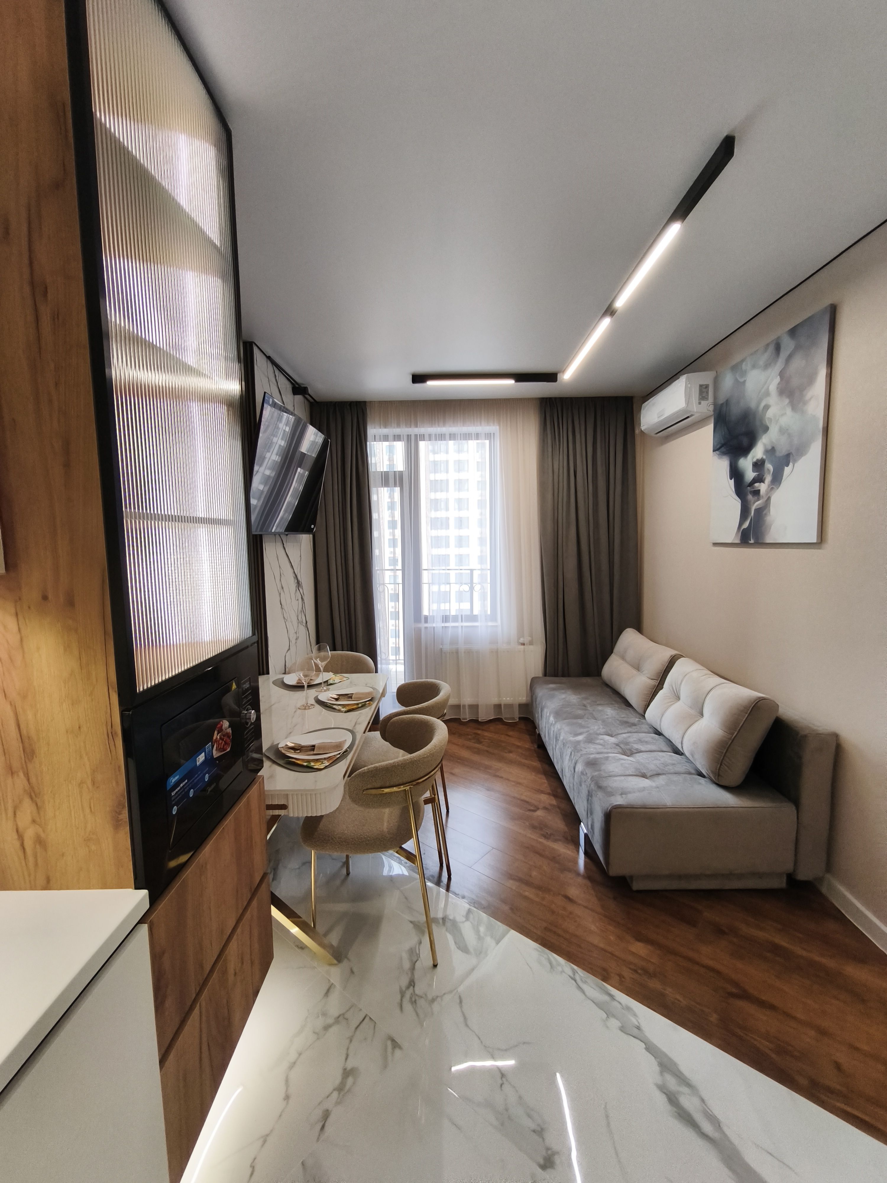 Однокомнатная квартира с ремонтом в ЖК "Эллада" ID 53984 (Фото 1)