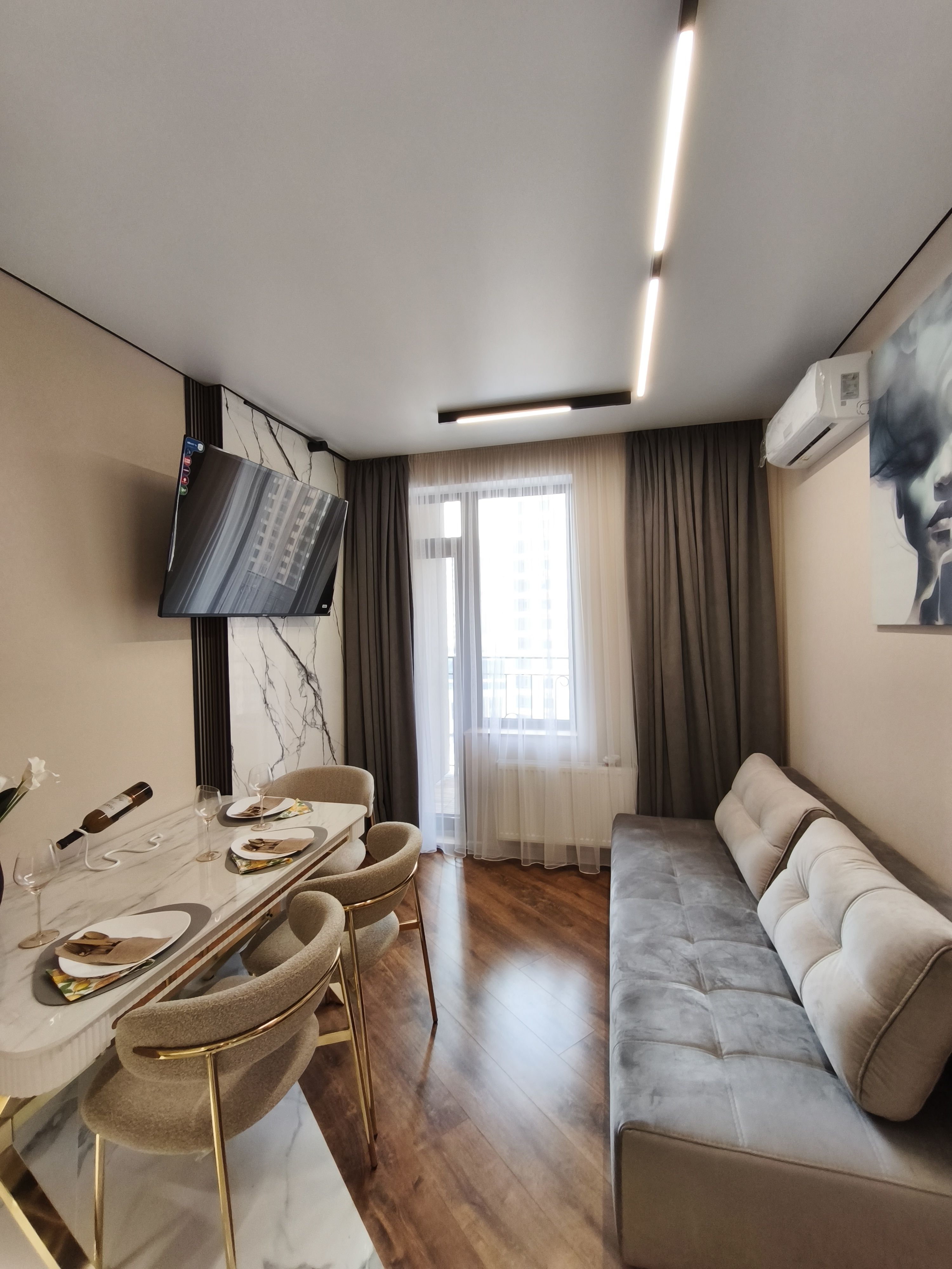 Однокомнатная квартира с ремонтом в ЖК "Эллада" ID 53984 (Фото 4)