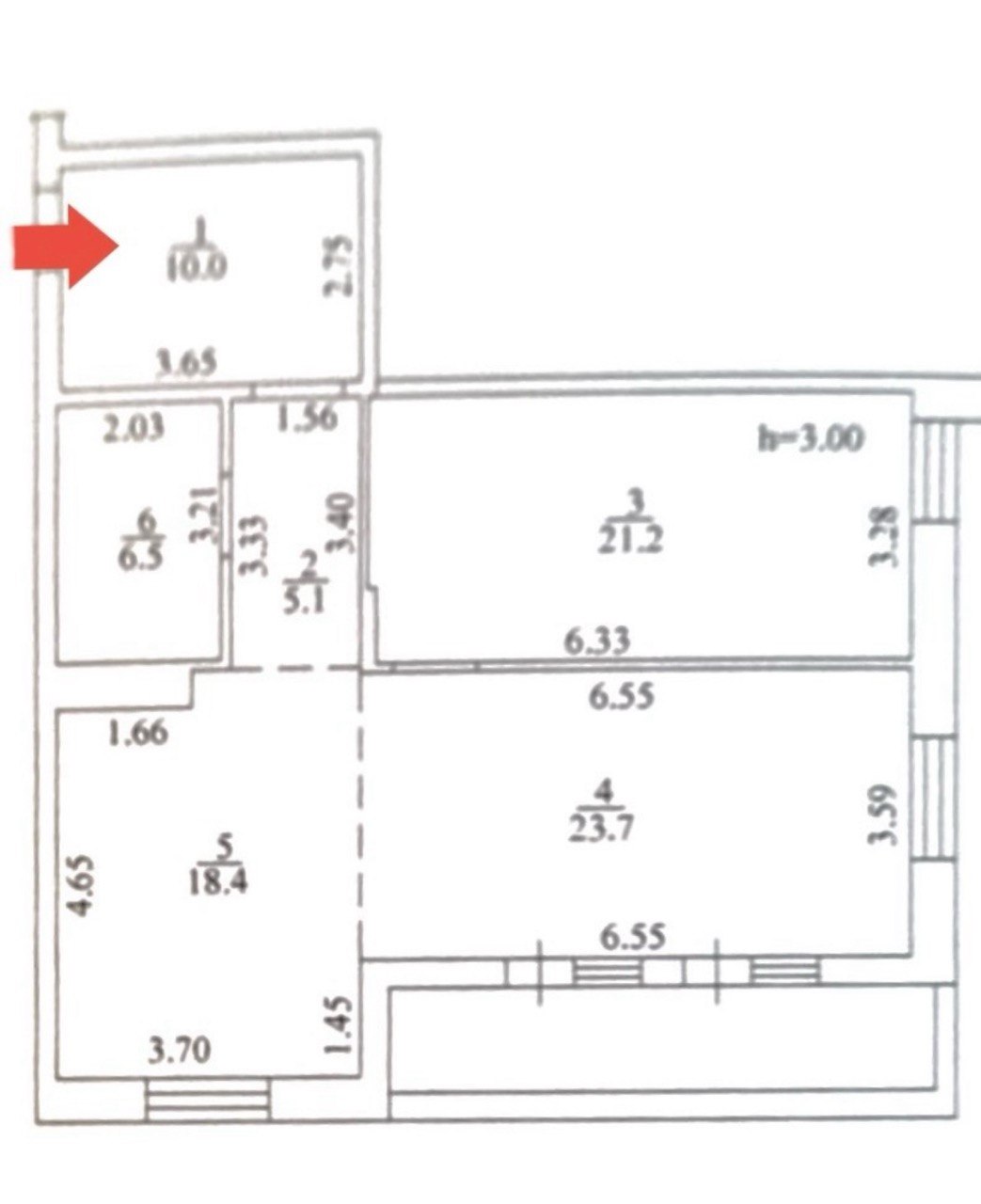  Продам квартиру проспект Шевченко ЖК Олимпийский вид на море. ID 53994 (Фото 7)