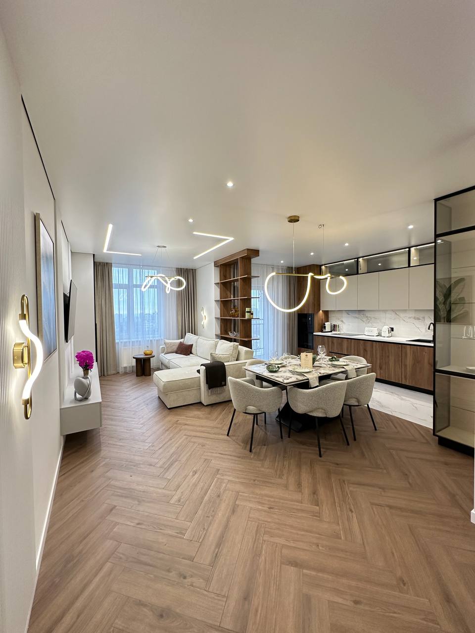 Квартира 3 спальни и 2 террасы с видом на ипподром и море!!! ID 54076 (Фото 7)