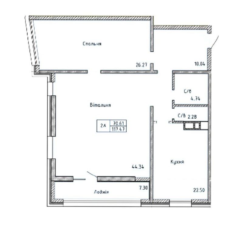 Продам квартиру проспект Шевченко ЖК Олимпийский вид на море. ID 54098 (Фото 4)