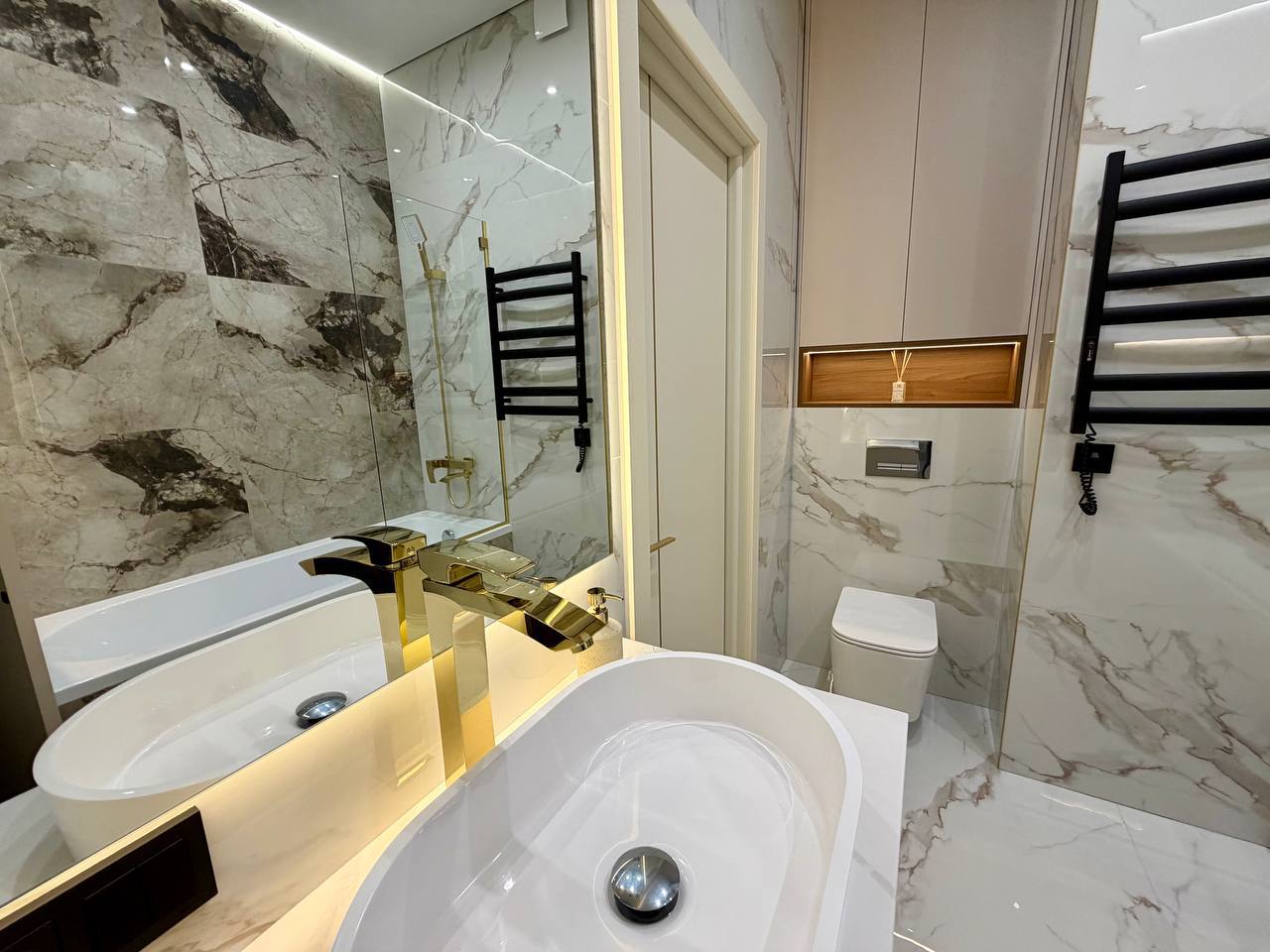 3-комнатная квартира с видом на море в ЖК «Элегия Парк», Аркадия ID 54130 (Фото 9)