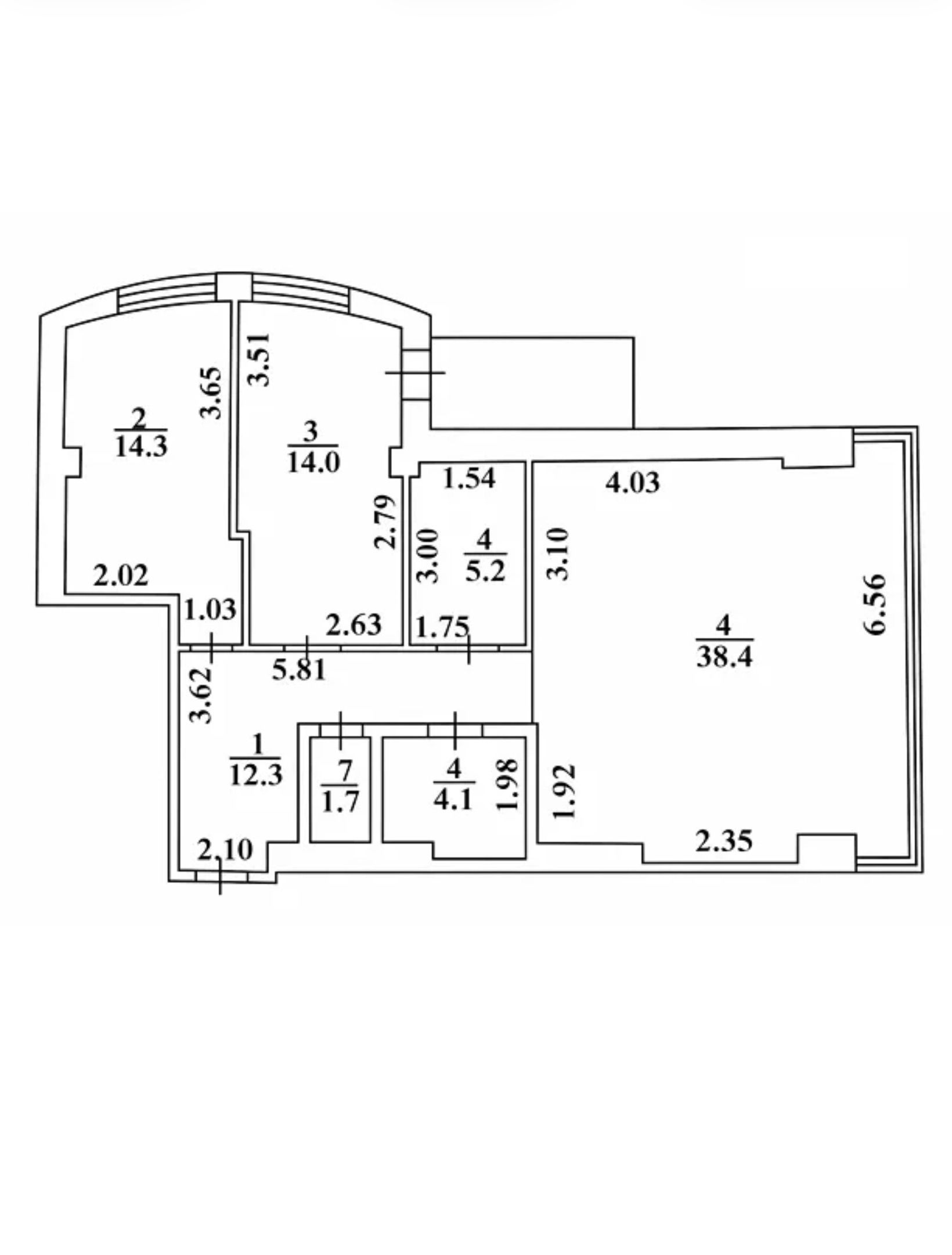 2- комнатная квартира с ремонтом в ЖК «Армейский». Госпрограммы ID 54169 (Фото 18)