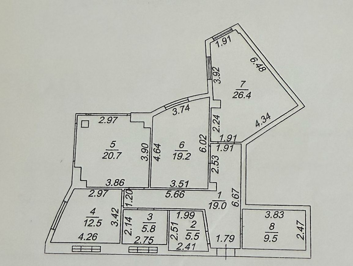 3-комнатная квартира 118 м2 с видом на море на проспекте Шевченко  ID 54170 (Фото 8)
