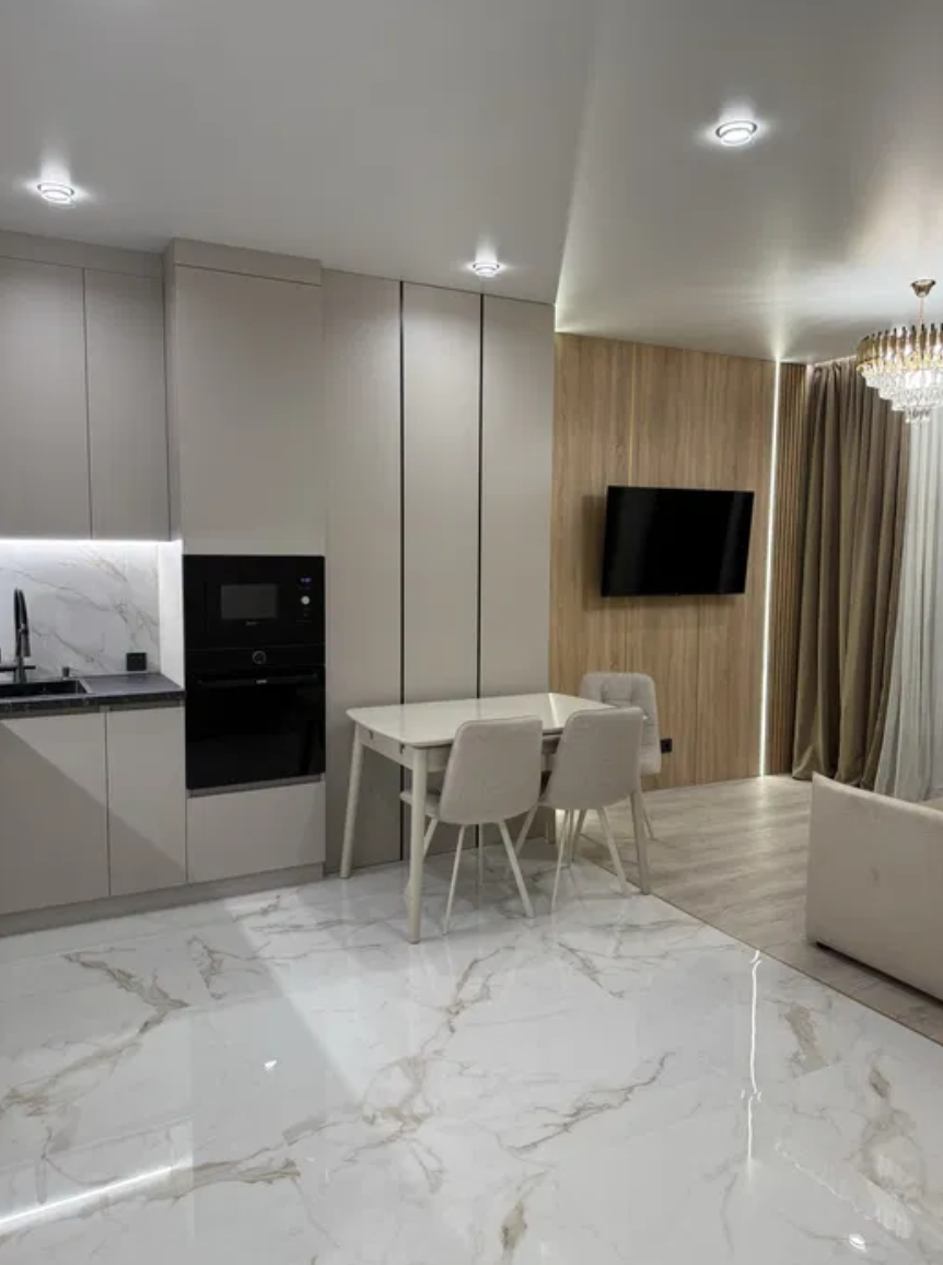 1-комнатная квартира 46 м2 в ЖК "Акрополь" ID 54243 (Фото 1)