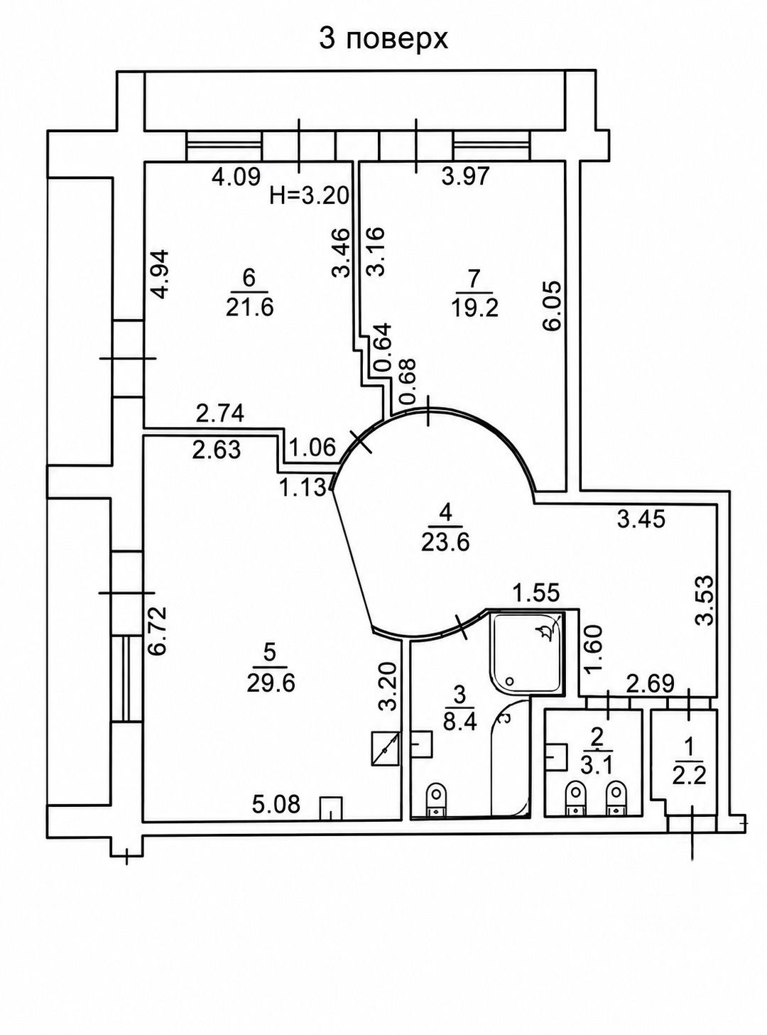 Эксклюзивная классика у моря в ЖК Аркадийский дворец. ID 54294 (Фото 13)