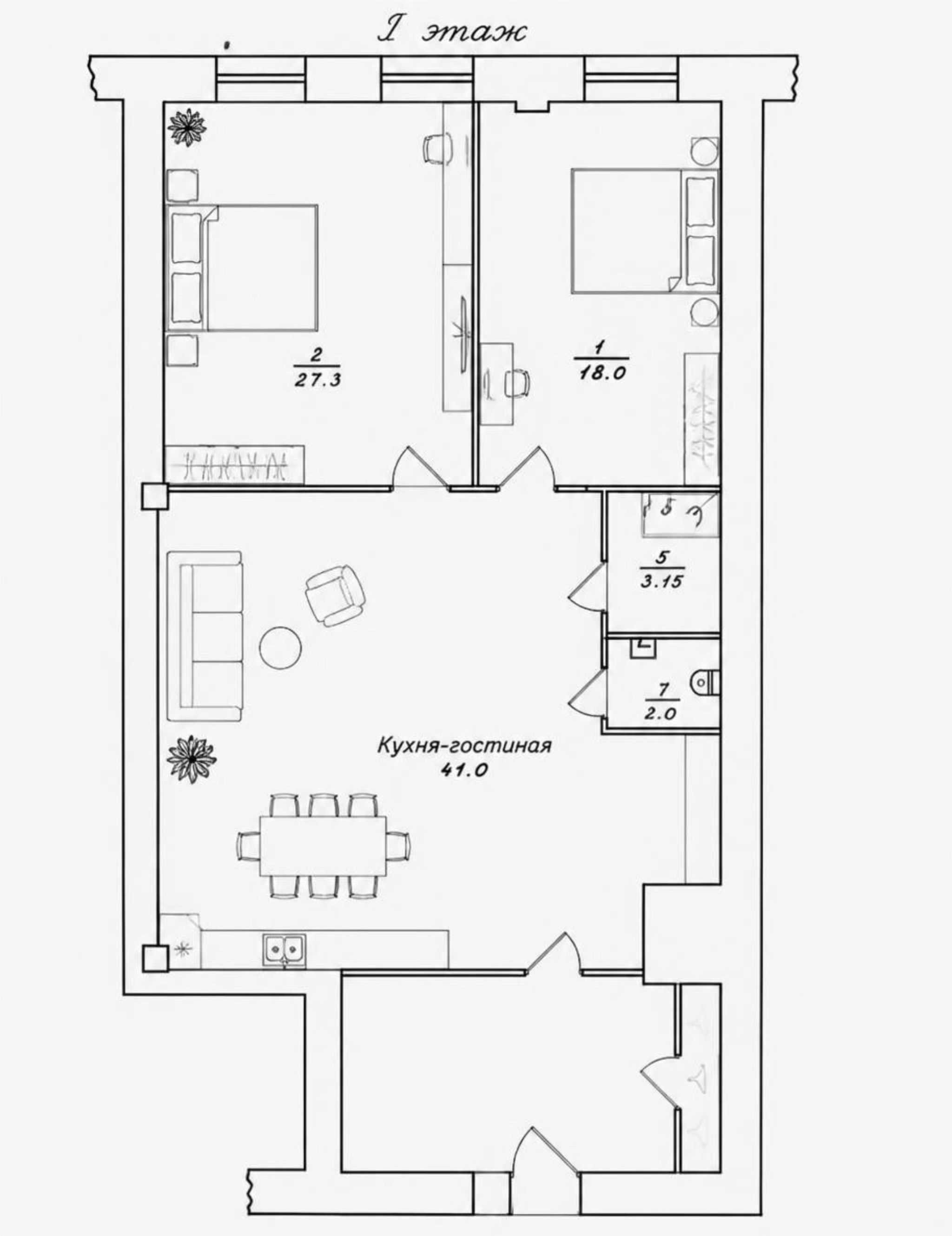 В продаже квартира 130 кв.м на Французском б-ре, морская сторона ID 53997 (Фото 7)